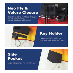 กางเกงขาสั้นชายหาด Surfcuz ลดราคาพิเศษ รุ่นใหม่ ผลิตจากผ้ารีไซเคิล ยืดได้ 4 ทิศทาง ผ้าฝ้าย 100% แห้งเร็ว เป็นมิตรกับสิ่งแวดล้อม สำหรับฤดูร้อน - Product Image 6