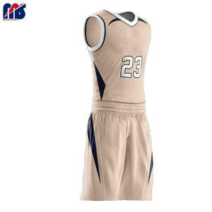 Uniforme de baloncesto para hombre hecho a medida, conjuntos de nuevo estilo, 100% poliéster, antiarrugas, transpirable y ligero, tarifa razonable - Product Image 5
