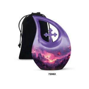 รูปผีเสื้อสีชมพูสวยงามสำหรับใส่เถ้ากระดูกของผู้ใหญ่สำหรับใส่เถ้ากระดูกของตกแต่งพร้อมถุงกำมะหยี่ฟรี - Product Image 2