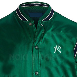 Veste d'hiver confortable pour l'extérieur, style Letterman en satin, coupe droite, imperméable, coupe-vent, respirante, écologique et légère - Product Image 5