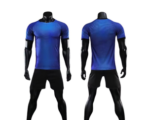 Vêtements d'échauffement Maillot de football Fabricant Ensembles Polyester Unisexe Couleurs unies Football à manches courtes - Product Image 4