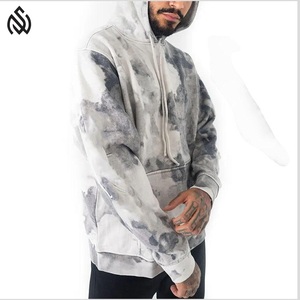 Sweat à capuche à la mode de style urbain délavé à l'acide décontracté 100% coton saison d'hiver capuche réglable et design décontracté - Product Image 5