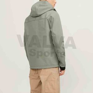Chaquetas de Invierno Unisex de Tejido Softshell para Hombre, de Lona y Poliéster, Resistentes al Viento, con Capucha, Fabricadas por VALVA SPORTS - Product Image 4