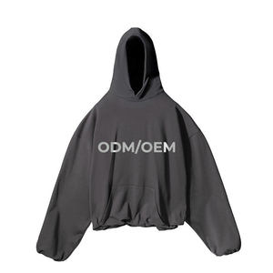 100% algodón nuevo estilo personalizar calle jurar Unisex de gran tamaño suelto Terry de talla grande sudaderas con capucha estampadas para hombre - Product Image 3