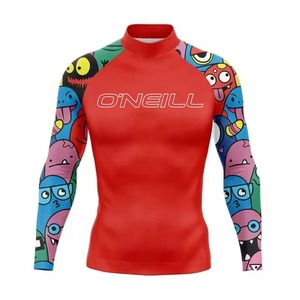 Nuevo verano hombres Rash Guard traje de baño de manga larga nadar Surf camiseta playa protección Uv surf buceo traje de baño medias ropa - Product Image 3