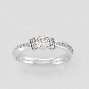 Anillo de compromiso de Plata de Ley 925, regalo de boda, 5A, Zicon - Product Image 1