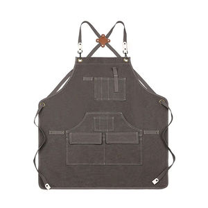 Tablier de travail de haute qualité avec poches à outils Tablier de magasin en toile cirée pour menuisiers mécaniciens forgerons charpentiers - Product Image 4