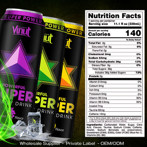 Fournisseur en gros de boisson énergétique au raisin 500ml-Sans sucre, vitamines A essentielles, échantillon gratuit, OEM/ODM - Product Image 2