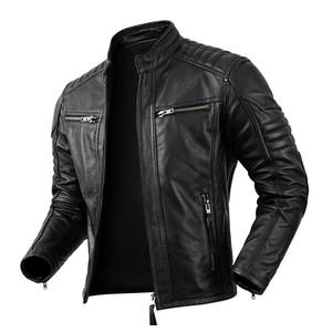 Vente chaude Vêtements pour femmes et hommes Veste en cuir Nouvelle mode Veste en cuir pour hommes Veste en cuir coupe-vent - Product Image 5