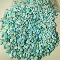 Pierres précieuses naturelles certifiées KHUSHI GEMS, larimar de qualité supérieure, perles bleues pour la fabrication de bijoux, vente en gros, tailles 20-45 mm