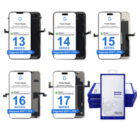 Écran OLED souple diagnostique en gros pour iPhone 12 13 14 15 16 17 Plus Pro Max, sans message pop-up