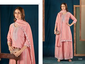 ผ้าชินอนสำหรับผู้หญิงความยาวถึงเข่าทรงปกติทรงพอดีตัวแบบใหม่ด้านล่างของอินเดียสำหรับใส่ทำงานปักสไตล์ดั้งเดิมคุณภาพพรีเมี่ยม - Product Image 5