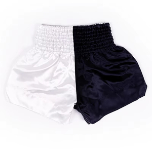 Pantalones Cortos de Lucha Personalizados para Entrenamiento de Muay Thai, Pantalones Deportivos de Satén Premium con Bordado, Servicio de Fabricación OEM - Product Image 2