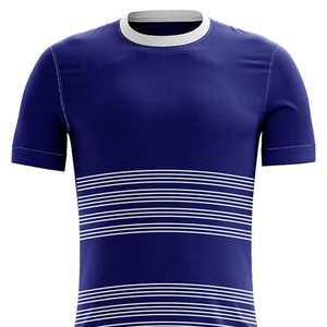 Conjunto de Uniforme de Fútbol Personalizado, Transpirable, con Corte Automatizado, Uniforme de Fútbol Azul al por Mayor - Product Image 5