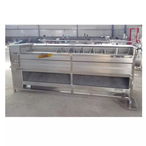 Máquina de Limpieza de Frutas y Verduras (Fresa, Arándano) con Motor Central para Plantas de Procesamiento, Ecológica, Acero Inoxidable SS 304, 1.5KW, 220V - Product Image 2