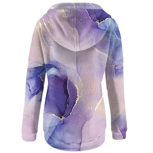 Votre propre style bonne haute qualité entrepôt femmes 100% polyester Sublimation sweats à capuche vierges pour l'impression par sublimation des femmes - Product Image 6