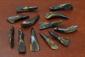 Colgante de Cruz religiosa de cuerno de hueso de Búfalo, Color Natural pulido, 10cm, tacto Real, decoración del hogar, estilo de Animal náutico personalizado - Product Image 6