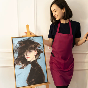 Tablier de cuisine sans manches BEAM 100% polyester non tissé, respirant, matériau écologique, poche avant, design simple et tendance - Product Image 3