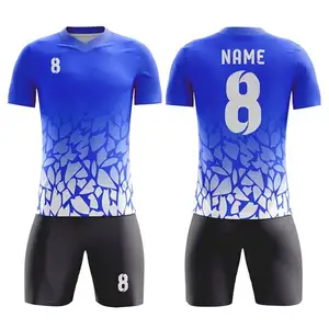 Novo modelo com impressão mais recente com logotipo personalizado, uniforme de futebol/formação personalizada e roupas esportivas, uniformes de futebol