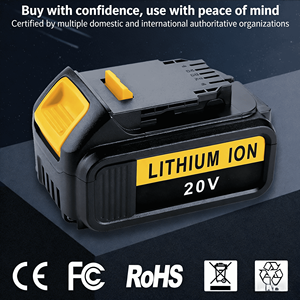 Batería de Repuesto de Iones de Litio de 20V MAX <span class=keywords><strong>DCB205</strong></span> DCB206 5Ah 6Ah para Herramientas Eléctricas Inalámbricas, Taladro, Baterías Recargables de Iones de Litio - Product Image 5