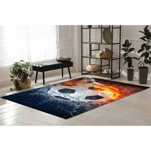 Tapis de football : Tapis sportif Feu et Eau, Tapis imprimé, Tapis doux non tissé - Product Image 3