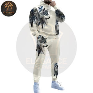 Survêtements à capuche décontractés à manches longues avec impression 3D, survêtements respirants légers et écologiques pour hommes, qualité supérieure - Product Image 1