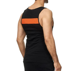 เสื้อกล้ามยิมผ้าฝ้ายคุณภาพสูงเสื้อกล้าม Singlets แบบกําหนดเองสําหรับผู้ชายกีฬาเสื้อกล้าม USA ขนาดเสื้อกล้ามผู้ชายแบบยืดได้โลโก้ที่กําหนดเอง - Product Image 2