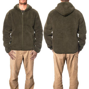 Nouvelle veste d'hiver unisexe en polaire sherpa sur mesure de qualité supérieure avec fermeture éclair, chaude, à col montant, écologique, à séchage rapide, respirante, service OEM - Product Image 5