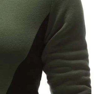 เสื้อฮู้ดสวมหัวโอเวอร์ไซส์แบบกำหนดเองผ้าโพลีเอสเตอร์/ คอตตอนผ้าฟลีซเปิดไหล่แนวสตรีทสไตล์วินเทจผ้าบ็อกซี่ - Product Image 5