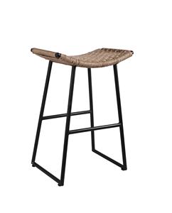 Tabouret en métal martelé en forme de tonneau violet Qualité d'exportation de meubles décoratifs fabriqués à la main - Product Image 2