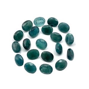 อัญมณีควอตซ์ทรงรี Grandidierite ธรรมชาติจากมาดากัสการ์แฮนด์เมดสําหรับทําเครื่องประดับ - Product Image 1