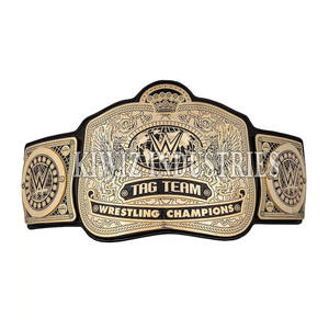 Ceintures de championnat professionnelles en cuir de peau de vache de lutte Fabricant de services OEM Ceinture de championnat - Product Image 2