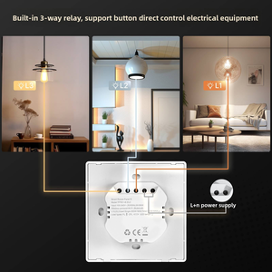 Pantalla de Control Central Inteligente Tuya 2025 con Perilla, Panel Táctil Giratorio de 1.6 Pulgadas con 3 Relés, Personalización de Fondo de Pantalla, Interruptor de Luz Regulable - Product Image 5
