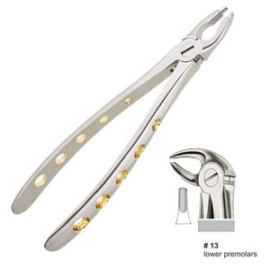Orthodontic Dental Lab Instruments Wholesale Stainless Steel Lower Premolars Forceps Reusable Manual Power Source - Product Image 1