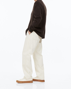 Nuevos pantalones de mezclilla no rasgados azules oscuros sólidos superelásticos casuales de moda para hombre, pantalones vaqueros ajustados para hombre - Product Image 2