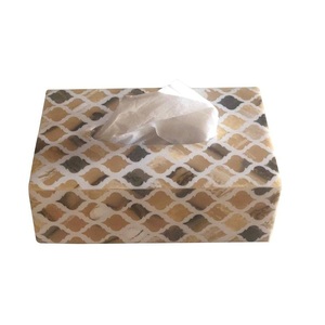 Finition personnalisée porte-mouchoirs Table à manger décoration de dessus de serviette stockage de papier vente chaude support de stockage de serviette - Product Image 4