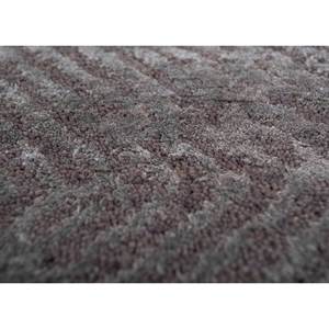 Tapis Urban Pause en laine et soie de bambou Kavi, noué à la main, motif abstrait gris et noir, pour salon, couloir, chambre - Esk-364 - Product Image 3