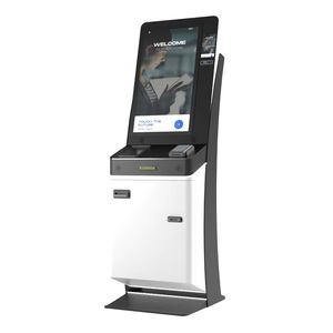 Ergonomic Multifunctional Payment Kiosk with Touchscreen Bill Acceptor <b>Printer</b> <b>Scanner</b> Audio Interface - Product Image 1