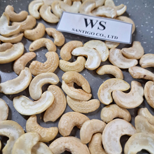 Prix d'usine noix de cajou WS blanc fendu Kaju Badam SANTIGO noix de cajou cassées - Product Image 1