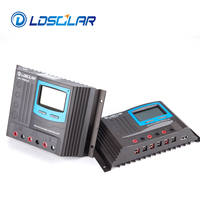 Contrôleur de charge solaire PWM LDSOLAR SD2420C 10A 20A 30A 12V 24V 48V avec port USB Contrôleur PWM
