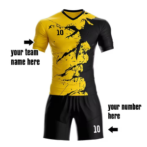 เสื้อฟุตบอลผ้าโพลีเอสเตอร์พิมพ์ลาย - Product Image 3