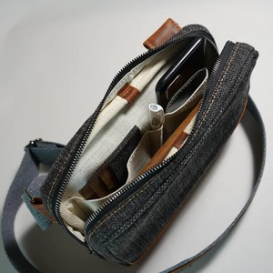 Bolso de Pecho de Lona y Cuero, Bolso Bandolera Resistente para Exteriores, Bolso de Viaje Cruzado, para Uso Diario, Moda de Verano, para Hombre y Mujer - Product Image 5