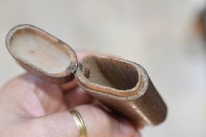 Caja de viaje portátil pequeña de alta calidad personalizada, caja de cigarrillos de madera de nogal - Product Image 3