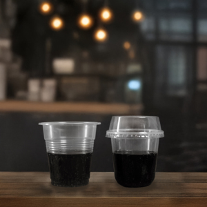 Quang Quan 95mm tasses de boissons froides en plastique jetables à paroi unique tasses en PP transparentes 16oz & 24oz boissons pour café thé jus - Product Image 2