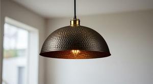 Lampe suspendue en aluminium de finition design pour la décoration de plafond de luxe, créant une éclairage d'impact avec une élégance métallique - Product Image 3