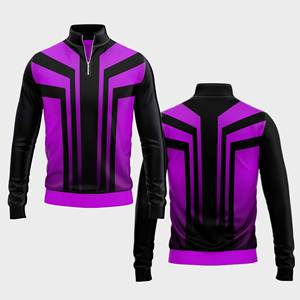 Chaqueta de cuarto de diseño profesional personalizada para hombres y mujeres, ropa deportiva para jóvenes, jersey de equipo de secado rápido - Product Image 4