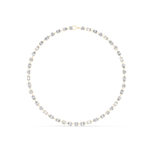 Collier en or jaune 18 carats avec diamant taille cœur - Design de luxe Nova Bloom & Moon Petal - Product Image 2