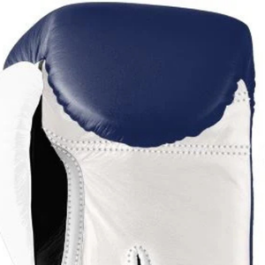 Gants de boxe professionnels en cuir blanc et noir, avec fermeture velcro au poignet, pour l'entraînement et le sparring, pour hommes et femmes - Product Image 5