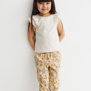 Wholesale Winter <b>Warm</b> Baby Girls Long Pants Tracksuit Bottom Trousers Girls Solid Color Jogging Pant - Product Image 1