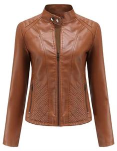 Veste pour femme élégante et décontractée de qualité supérieure en nylon/coton imperméable et coupe-vent pour l'automne - Product Image 2